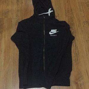 Vintage Heather Gray Nike Hoodie